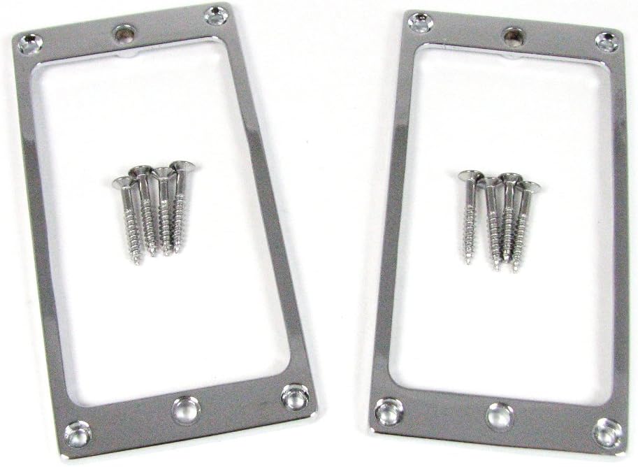 2pack Chrome Fullsize Humbucker Rings Amazon.co.uk Musical