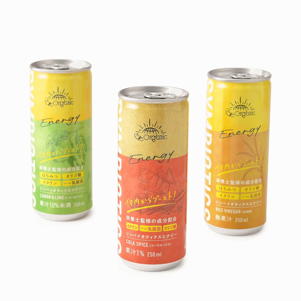 Amazon.co.jp: 15/e organic Symbiotics Energy 3本セット 3種類