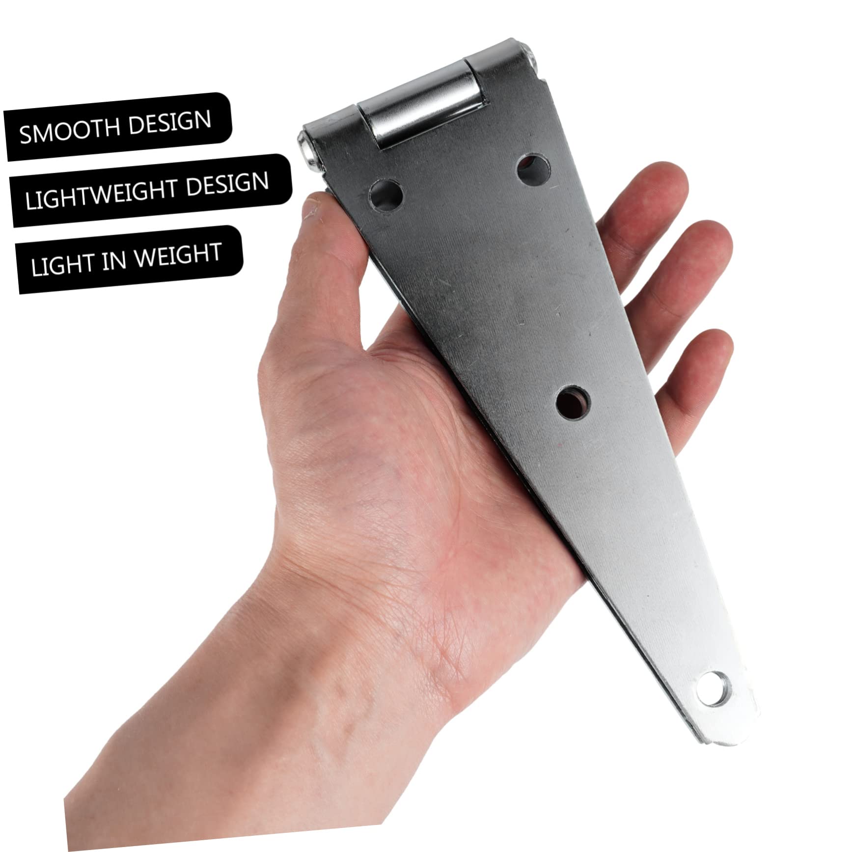 2 Pezzi Cerniere a Cinghia Per Cancelli in Legno 200 Mm Kit Cerniera Pesante Per Porte Da Fienile e Capannoni Chiusura Automatica e Manutenzione Semplice