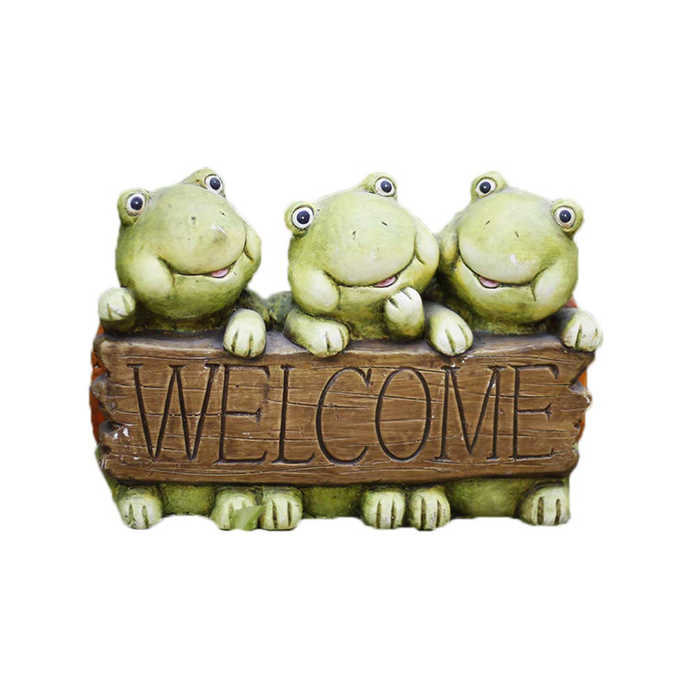 Cadeau de décoration de bienvenue en plein air créatif statue tortue peinte jardin