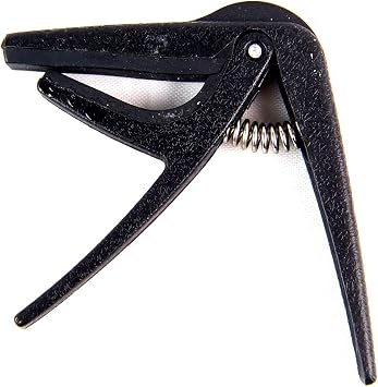 Trigger Clamp Quick Change Small Capo For Ukulele Mandolin Banjo, Black