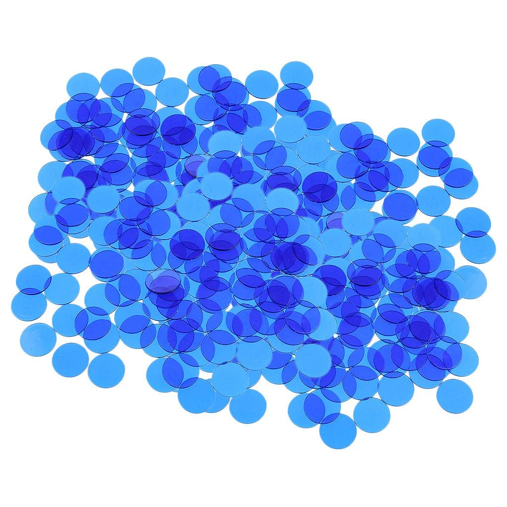 ATORSE Toy 400x Professional Bingo Game Transparent Color Counters Plastic Marker Blue-Toys & Hobbies-Games-Board & Traditional Games-Contemporary Manufacture-image-41