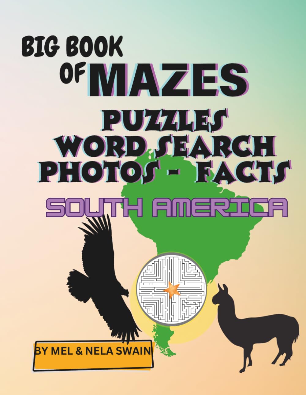 Big Book of Mazes, Puzzles, Word Search, Photos Facts: SOUTH AMERICA