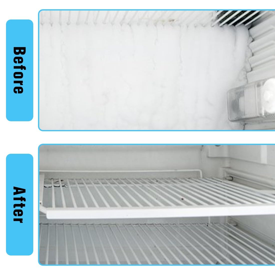 WKRTDY 2-Pack Kühlschrank- Und Gefrierschrank-Eisk Produktbild-Vorschau 3