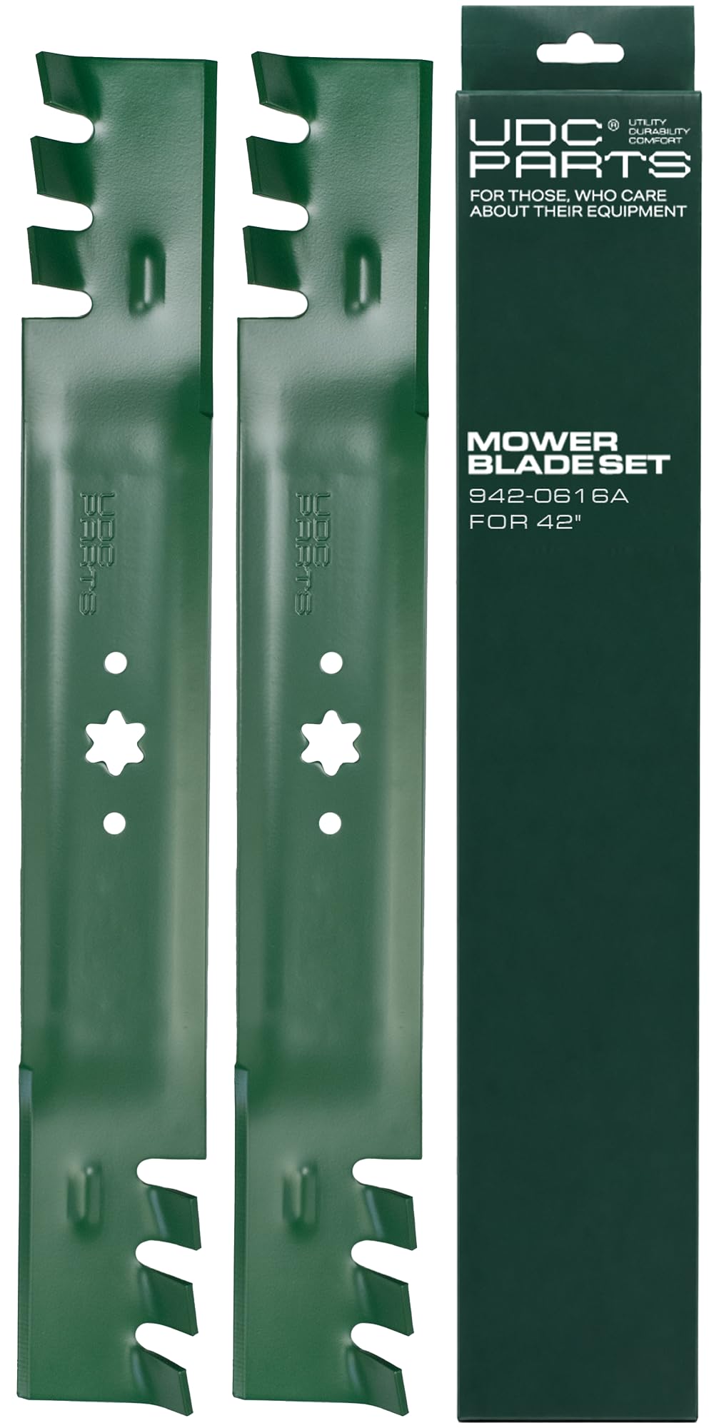 UDC Parts 942-0616A Mower Blades Replacement for Cub Cadet 42 Inch XT1 LT42