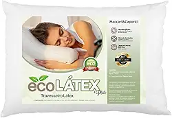 Travesseiro Látex, para fronha 50cmx70cm, 14cm de Altura, Antiácaro, Antialérgico