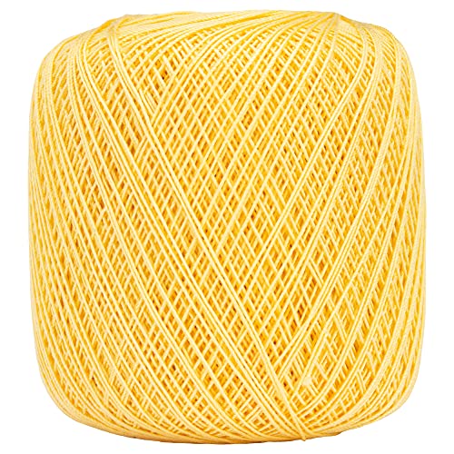 Image of Coats Crochet Aunt Lydia's Crochet, Cotton Classic Size 10, Maize