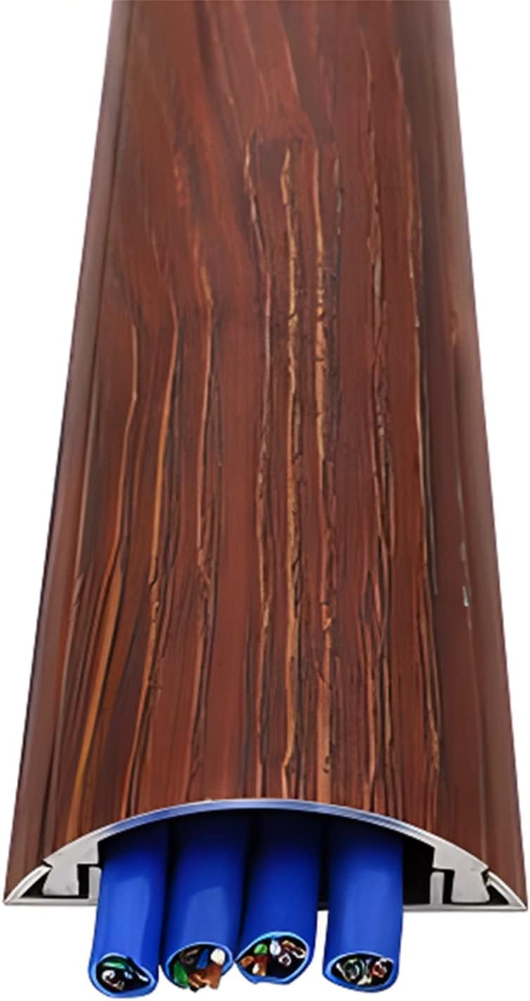 MiroDo Red/White Wood Grain Cable Raceway Aluminum Alloy, Hotel