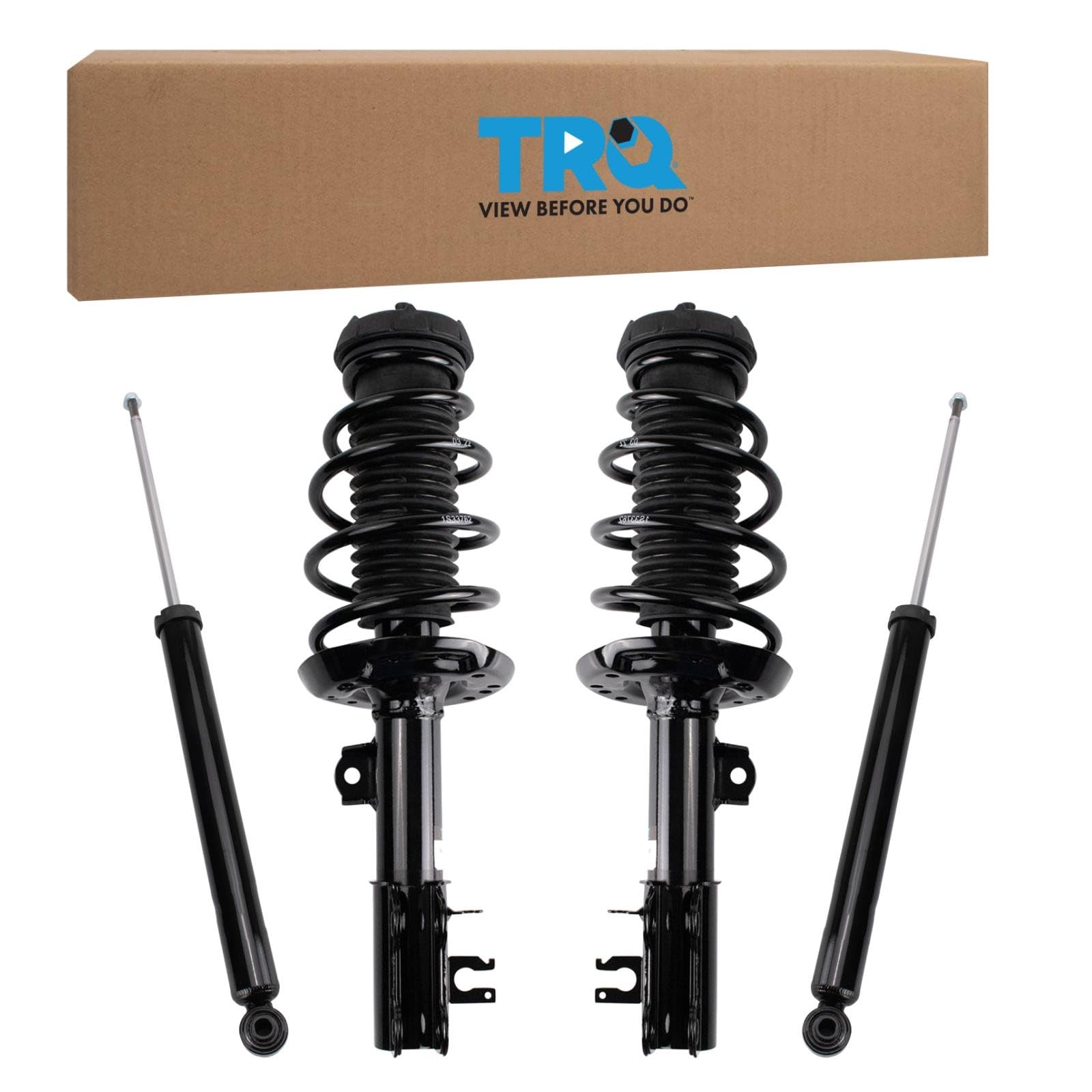 TRQ Complete Strut Assembly and Shock Absorber Kit | for 2012-2019 Chevrolet Sonic without RS Package