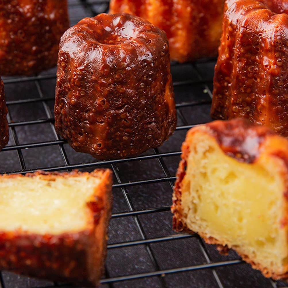 CANELE MOLDOS Postre de francés Molde Hecho A Mano Canele Molde De Cobre Nón