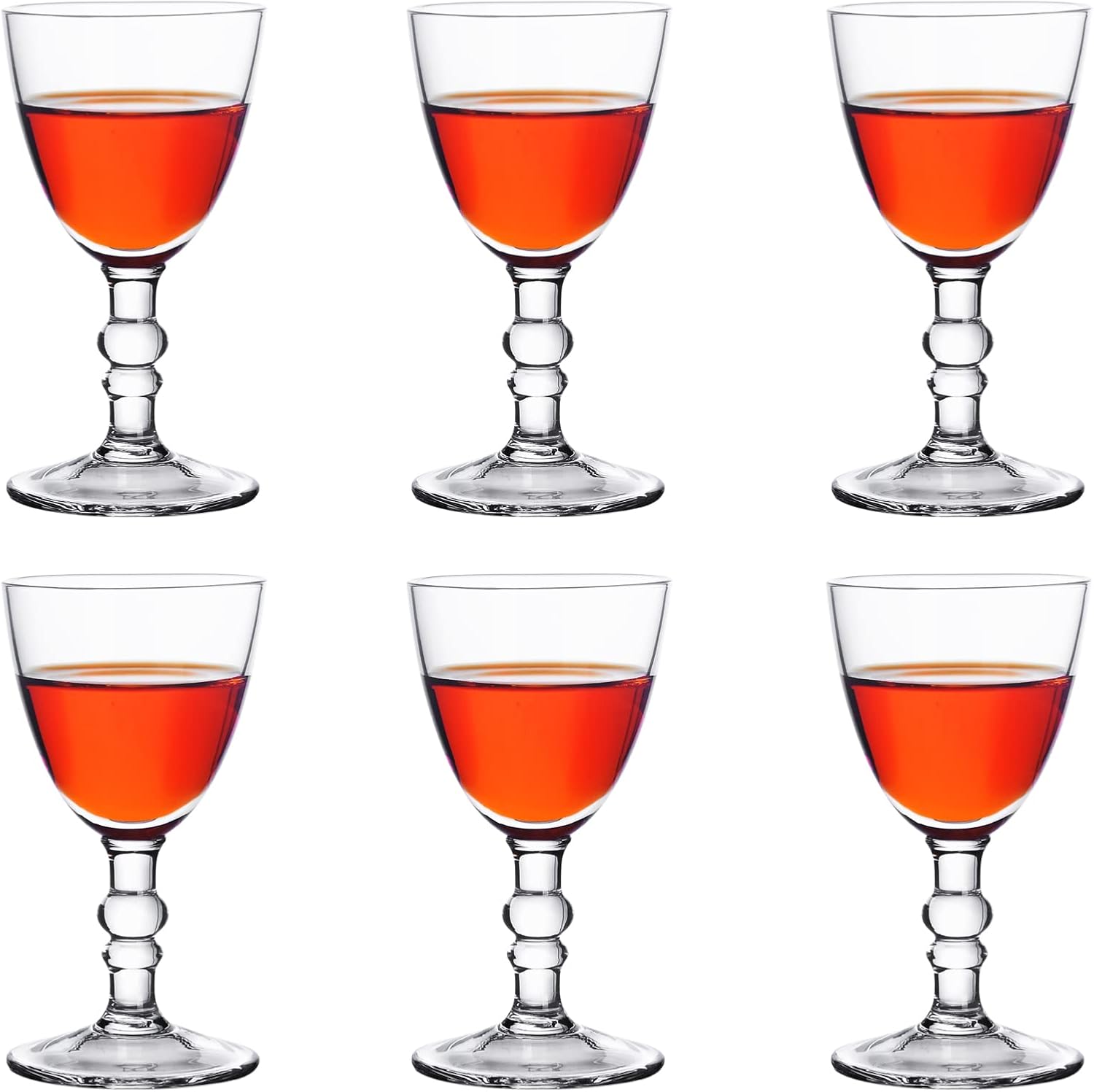 Jaepsing Shot Glasses, 2oz Shot Glass Set of 6/Cute Shot