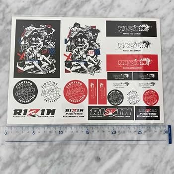 RIZIN シール Amazon.co.jp: RIZIN ステッカー 2022 大晦日 格闘技 シール