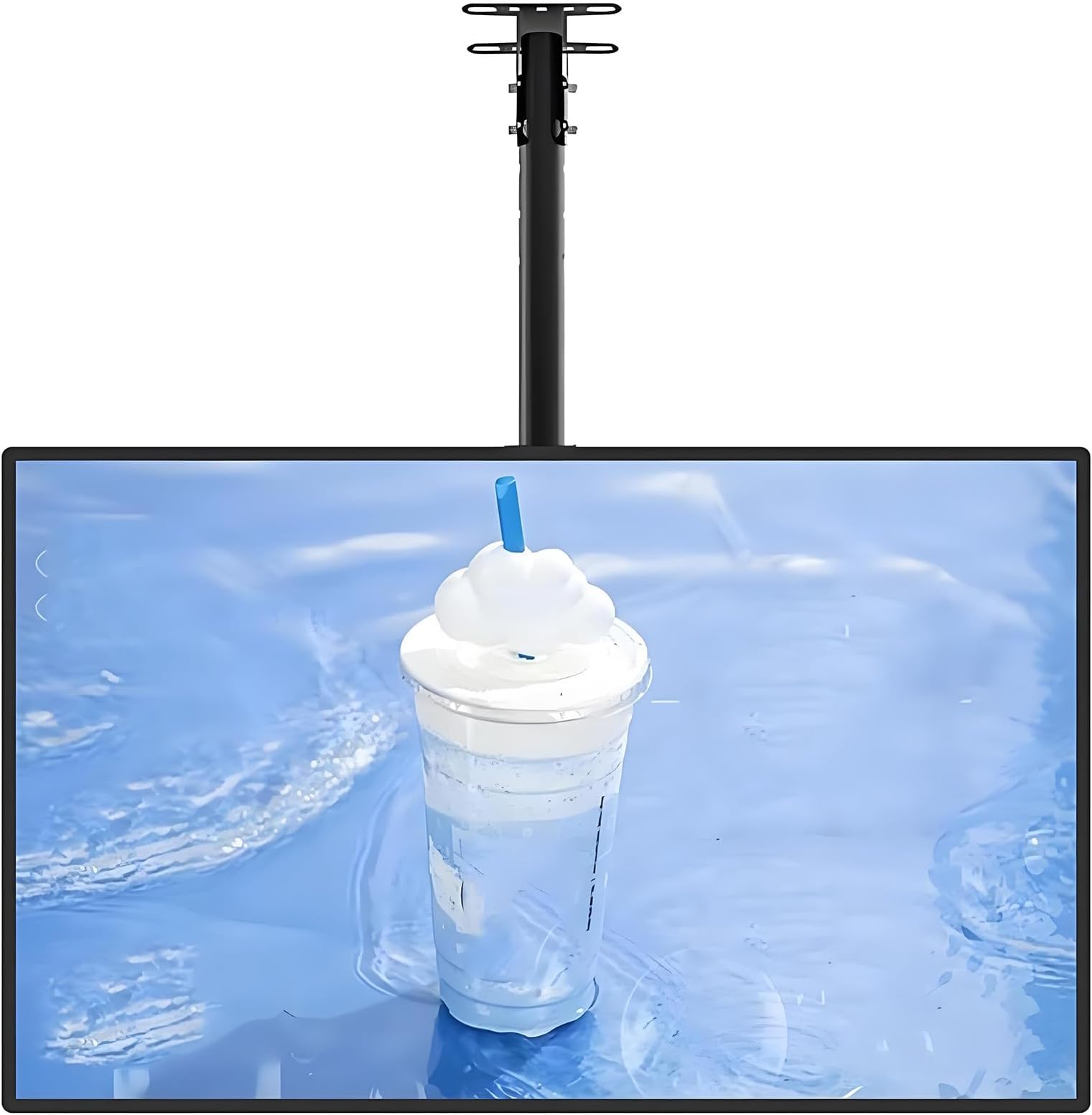 LED Light Box, Backlit Advertising Frame Display, Wall Mounted Digital Menu Board, Slim Aluminum Alloy, Horizontal 50x60cm