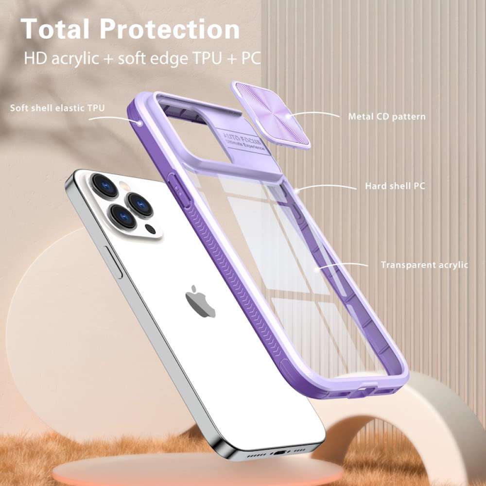 ALUSO Custodia protettiva per obiettivo per fotocamera scorrevole per iPhone 14 12 11 13 Pro Max XS Max XR Cover antiurto in silicone liquido morbido,T6, per iPhone 13pro max