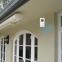 Vista 4 de SMARTRO Sensor remoto inalámbrico de reemplazo de termómetro para interior y exterior para SC92