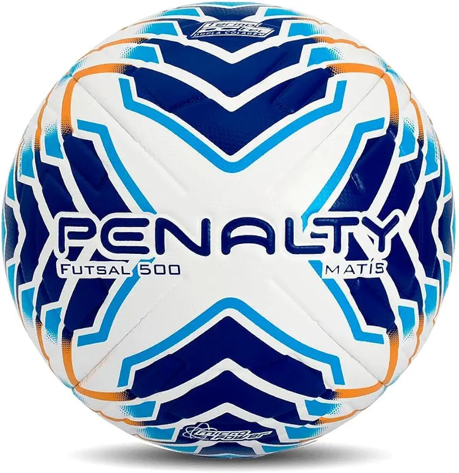 Bola Penalty Matís XXIV Futsal Branca e Azul