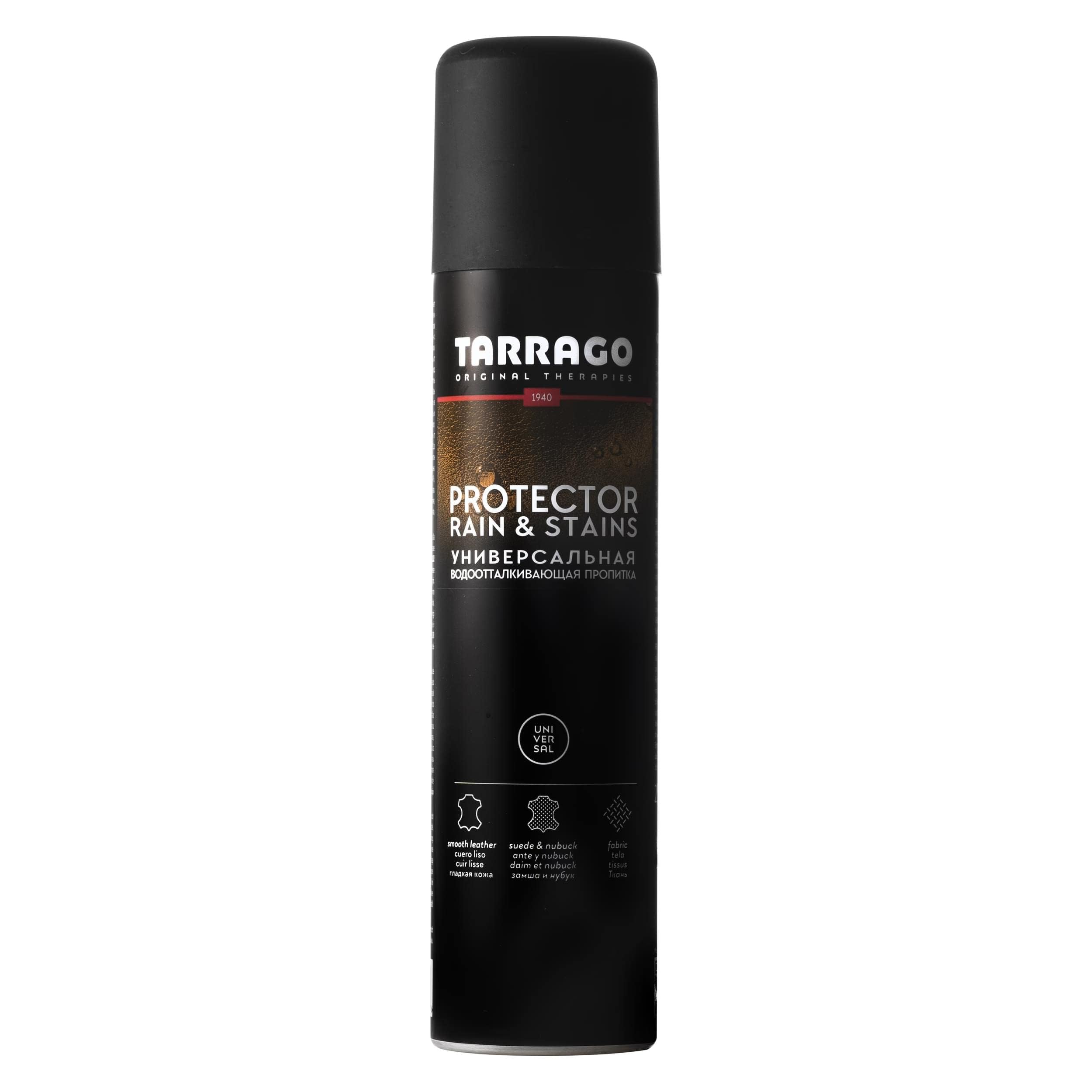 Tarrago Protector Universal | Spray Impermeabilizante para Calzado | Para Superficies de Cuero y Textiles | Protege del Agua y Lluvia | Protector de calzado Invisible 250 ml