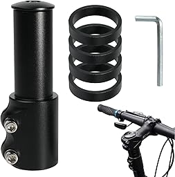 Rehausse Potence VTT pour rehausse Guidon VTT 28,6 Alliage d Aluminium,rehausse Guidon Velo Réglable avec Rallonge de Tige pour Vélo de Route VTT BMX,rehausseur Guidon VTT for Pivot 28,6 mm