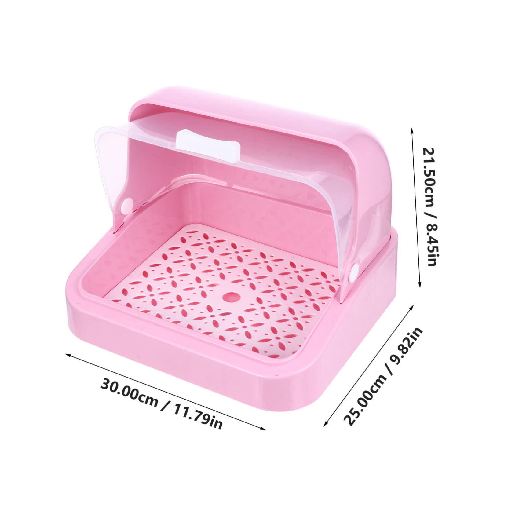 STOBAZA Baby Bottle Storage Container Feeding Bottle Case Cutlery Drainer Pp Material Elegant Design Random Color