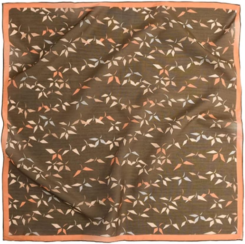 メンズ ヴィンテージ コットン スモール スクエア スカーフ 冬 ショート スカーフ スーツ スカーフ付き