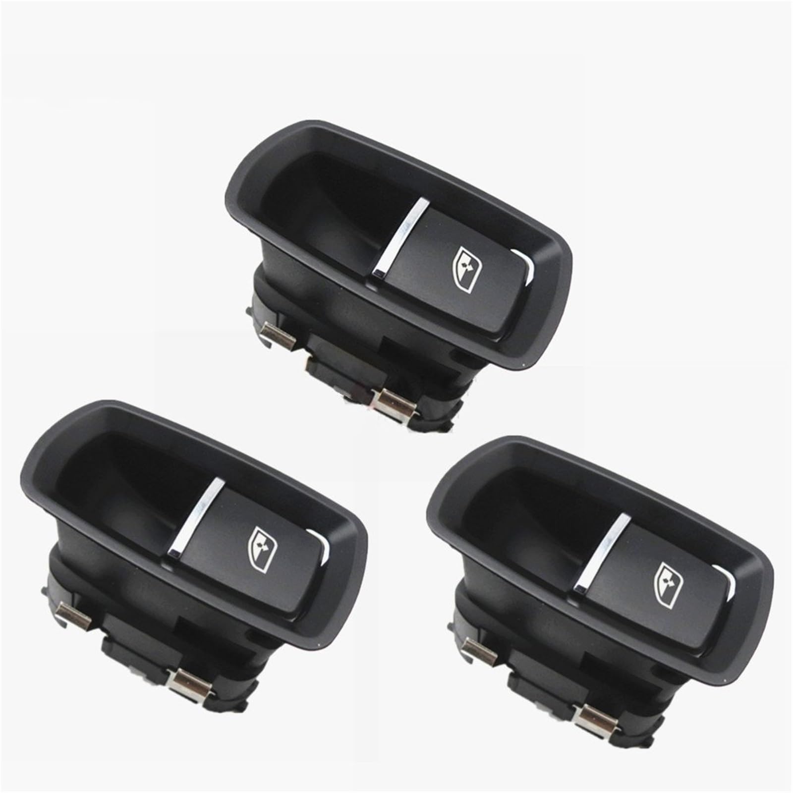 Bouton Commande vitre Bouton Commutation Vitre Passager Pour Panamera Pour Cayenne Pour Macan Pour Boxster Pour 911 Pour 918 7PP959855C 7PP959855B Lève-Vitre Interrupteur(3 Piece)