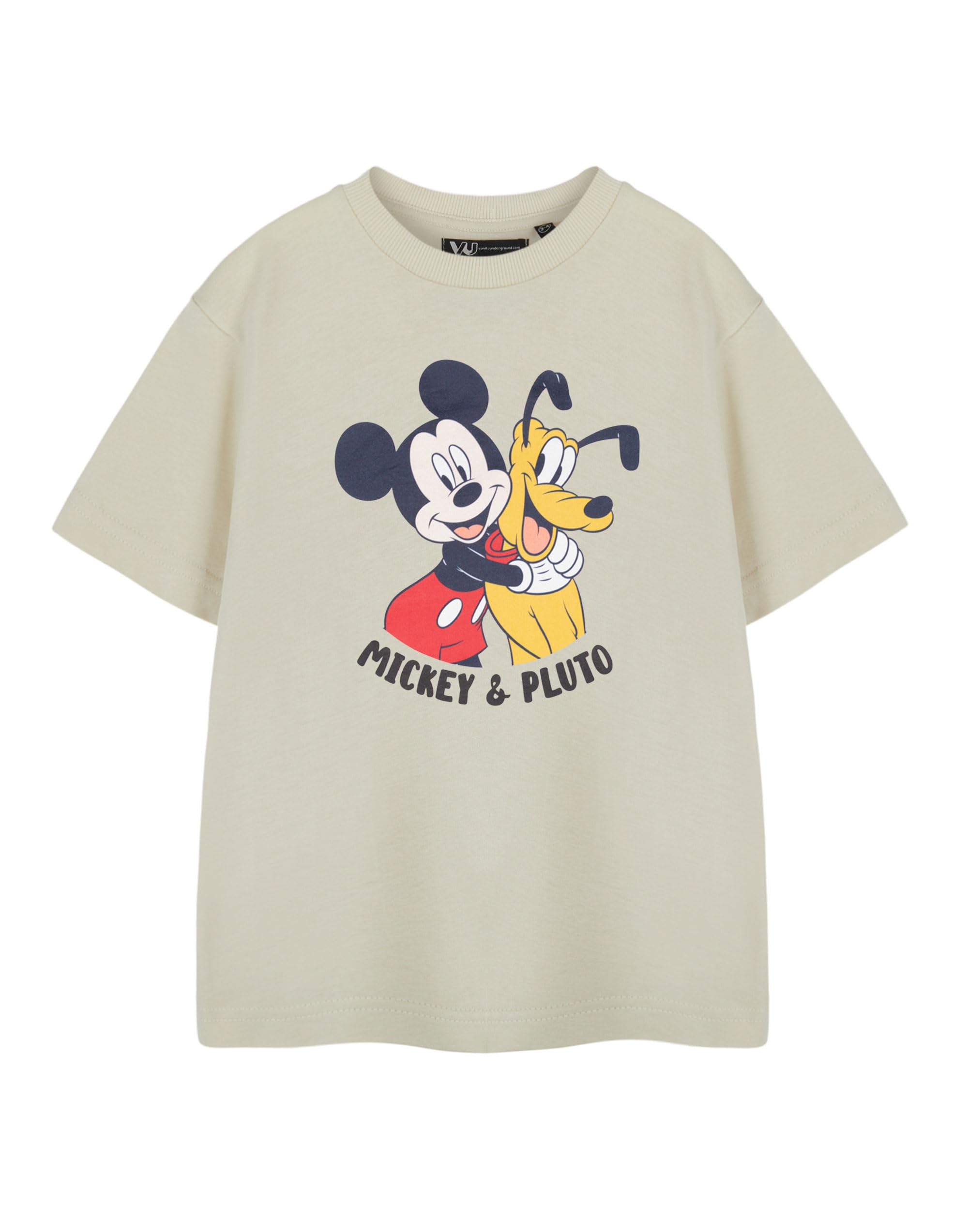 Disney Boy's Short Sleeved T-Shirt - Oatmeal - Size 2-3 Years - Beige
