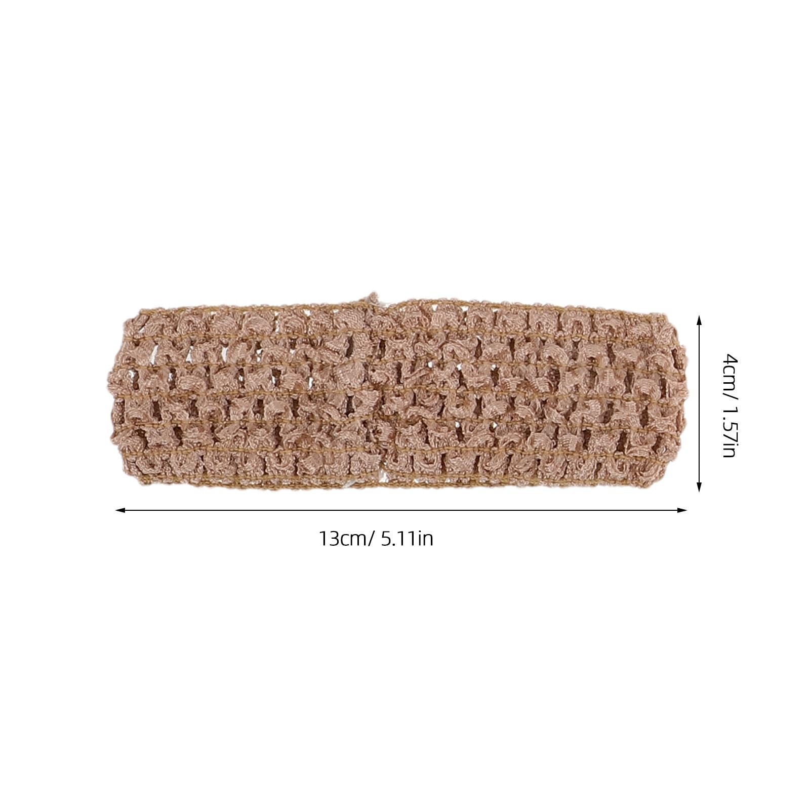 Tofficu 150 Stück Elastisches Gestricktes Stirnband im Retro Stil für Mädchen