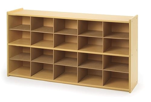 Childrens Factory -ANG7153 Angeles Value Line - Almacenamiento de 20 bandejas para cubos solo unidad cubos para niños estantesorganizador