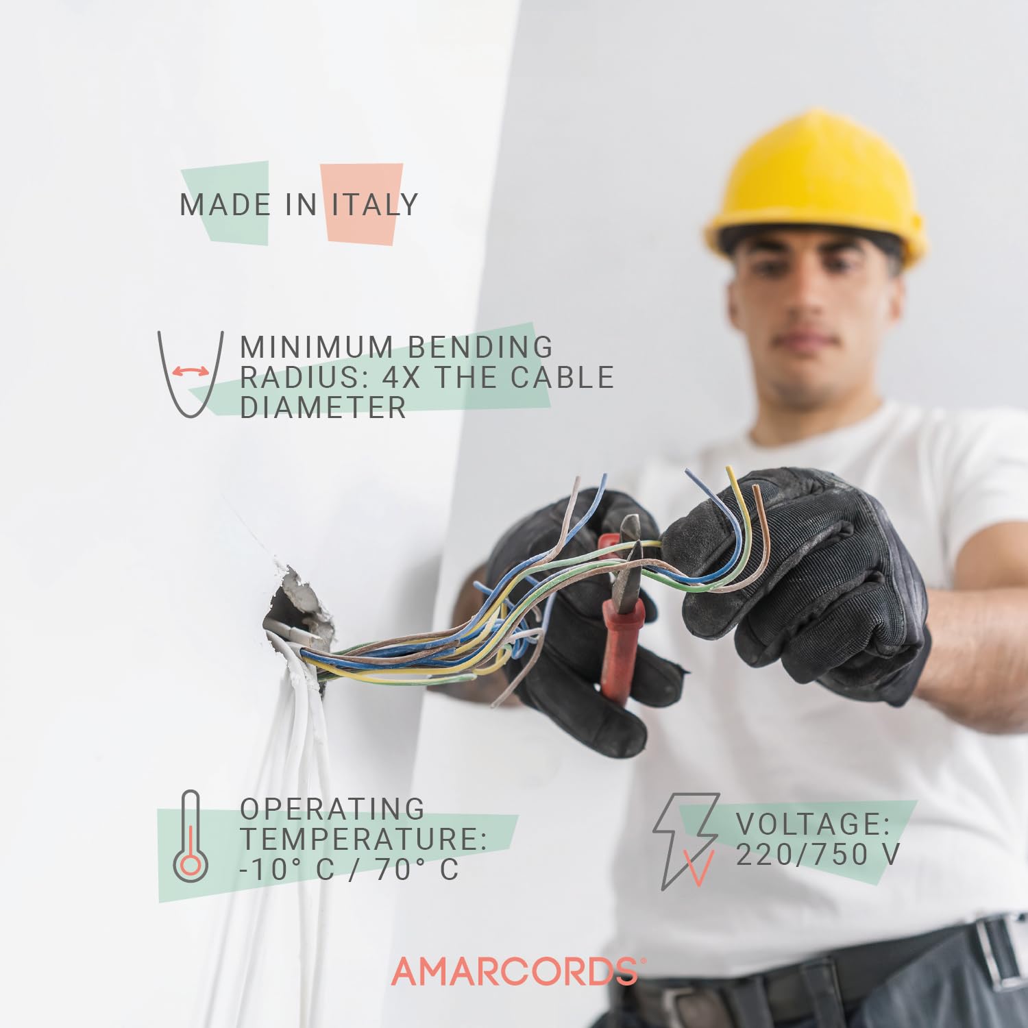 Cavo Elettrico FS17 Blu - 1x4 Mm², Unipolare, Flessibile, 50 Metri, Per Impianti Interni, Made In Italy - Foto 6