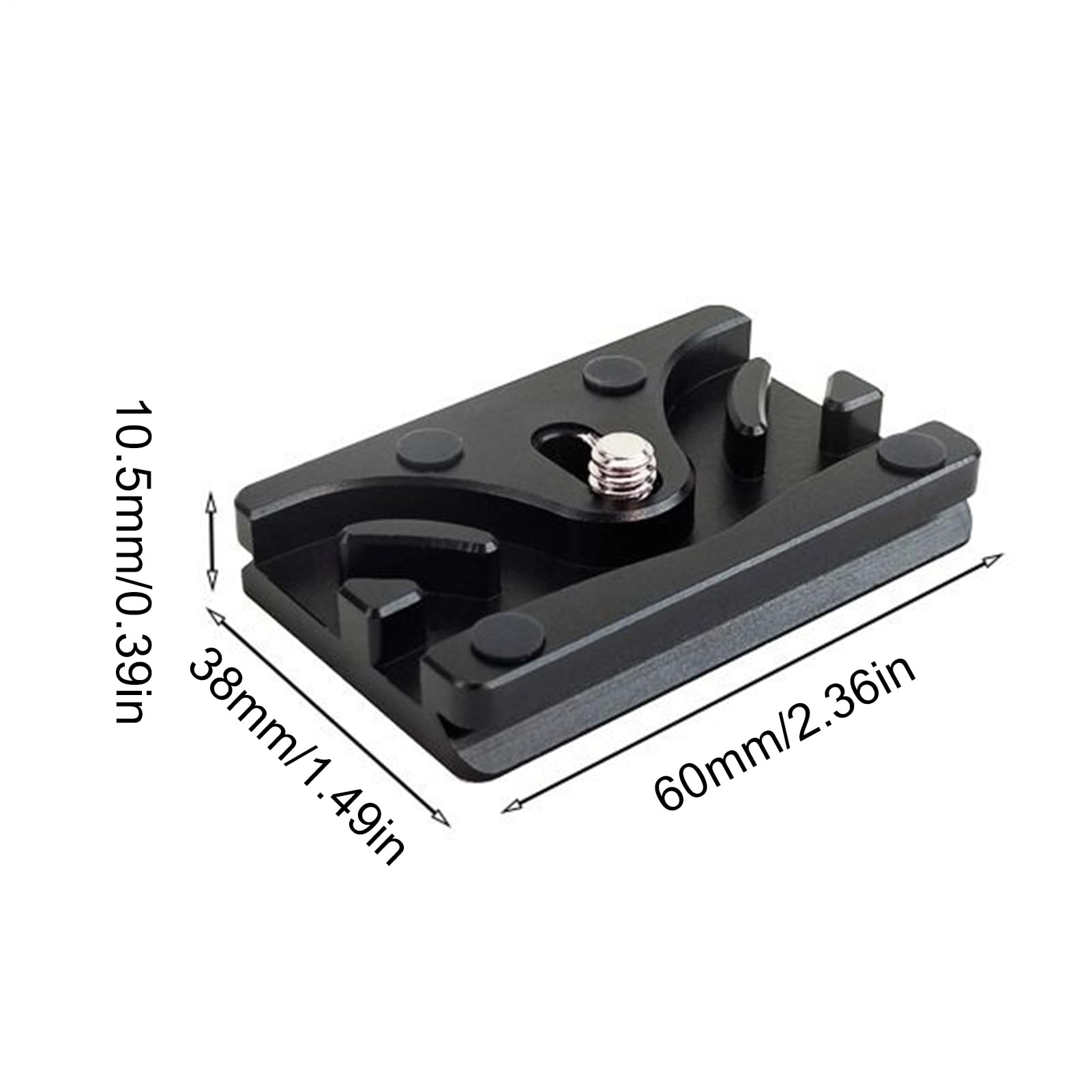 Camera Cable Clamp - Aluminium Alloy Gimbal Quick Release Plate | Secure Tether Data Cable Organizer For DSLR Rig, Live Streaming & Photography Setup