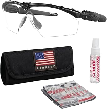 Oakley Standard Issue SI BALLISTIC M FRAME 2.0 STRIKE - ANSI Z87.1 Sunglass | ANSI Z87.1 Stamped Military Grade Sunglasses With Official Oakley Lens Cleaning Kit