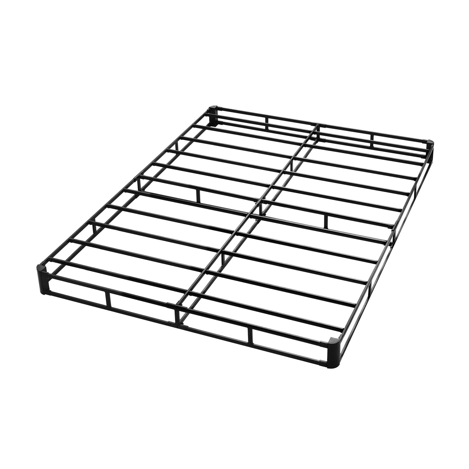 VEVOR Boxspringbettgestell (Queen-Size) mit Waschbarem Stoffbezug, Metallrahmen (2010 x 1515 x 130 mm) für Queensize-Betten, 13 cm Matratzenauflage, Max. Belastbarkeit 1587,57 kg, Matratzenfundament