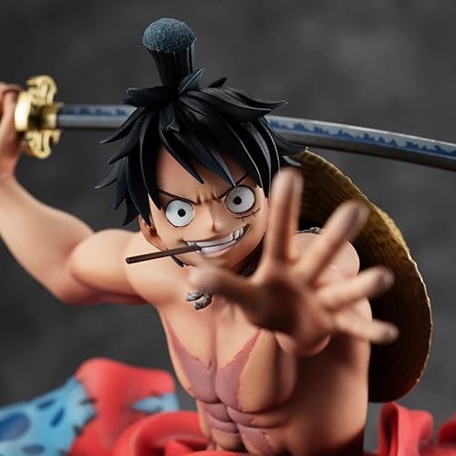 Miniatura 5 de Megahouse - Una pieza - Retrato de piratas - Figura de Luffy Taro de la Alianza de Guerreros