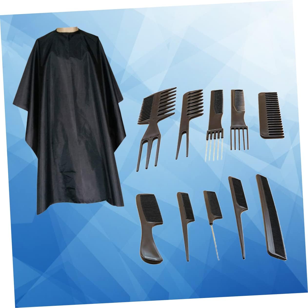 Barber Tool Set for Men Hair Cutting Kit Scissors Combs Brush Comb Styling Tools Hairdressing Kit Salon Equipment