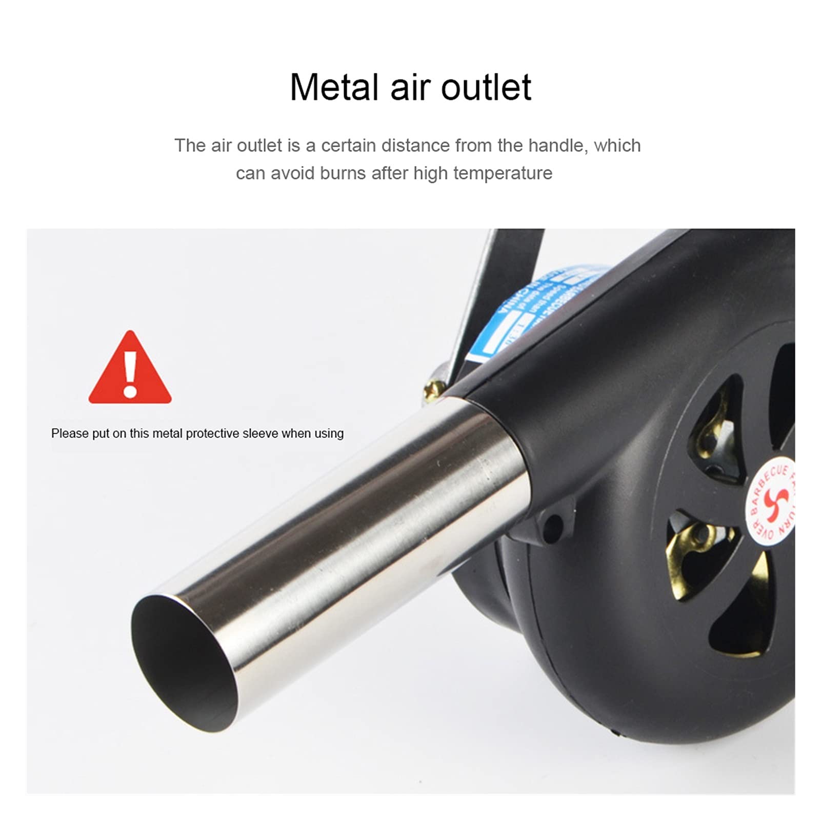 Ventilateur Centrifuge, Ventilateur de ventilateur barbecue manuel extérieur portable UN BARBECUE Grill à la main Feu Bellow Outils Camping Accessoires Outil cuisson