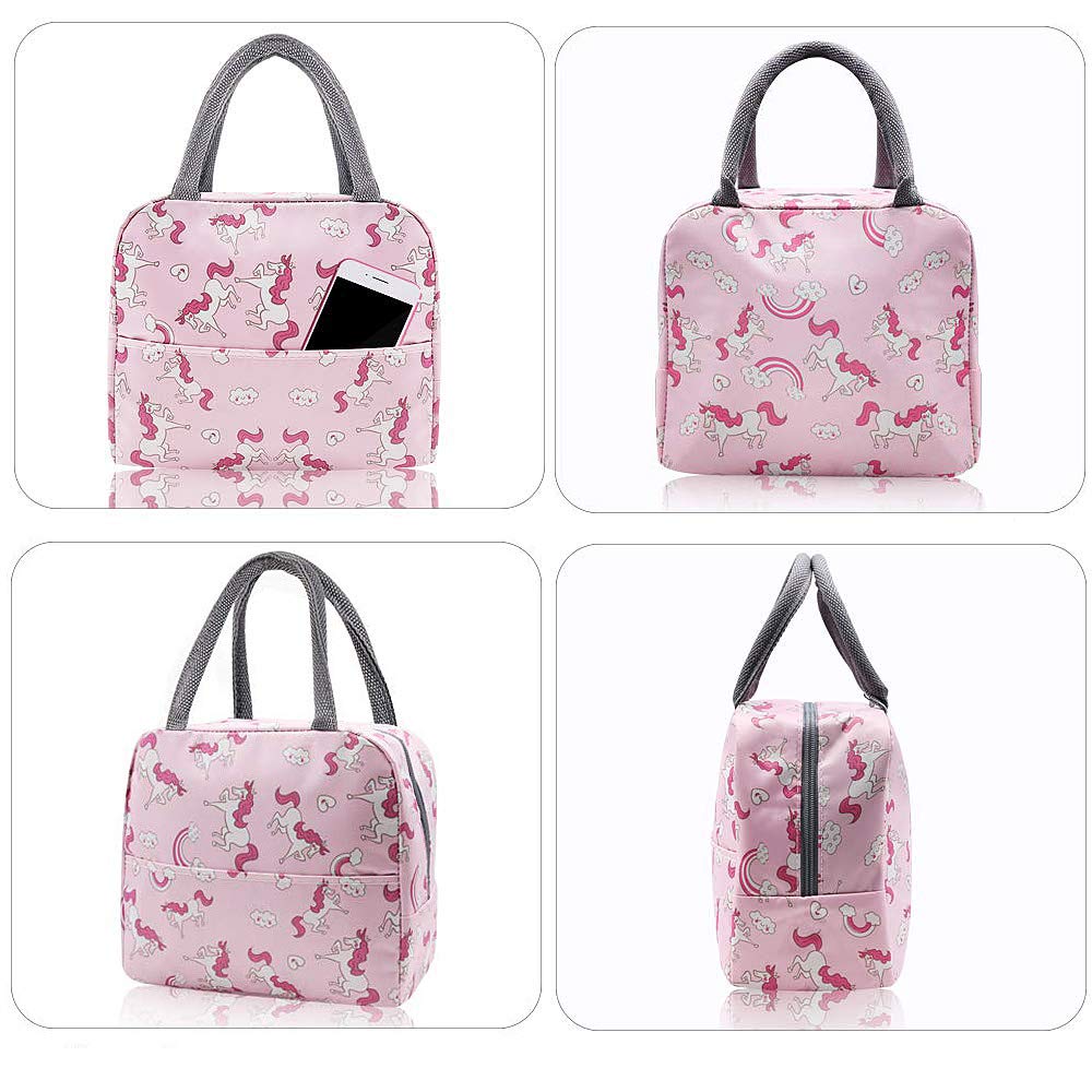 Borsa Termica porta Pranzo Tote isolata pranzo al sacco Thermal pranzo tasche per Resistente all'Acqua Termico A Prova di Perdita Picnic contenitore pranzo del pacchetto Sacchetto (Blu scuro