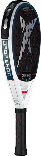 Miniatura 3 de JMD Drop Shot Conqueror 12L - Pala de pádel con absorción de impactos, gran control y potencia profesional Padel 2024, color blanco