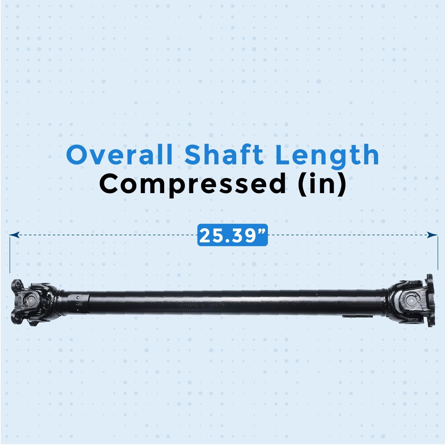 Front Driveshaft Drive Shaft Assembly Replacement for 2006-2010 BMW 525xi 528xi 530xi 535xi 535i xDrive 528i xDrive w/Automatic Trans. 936-311