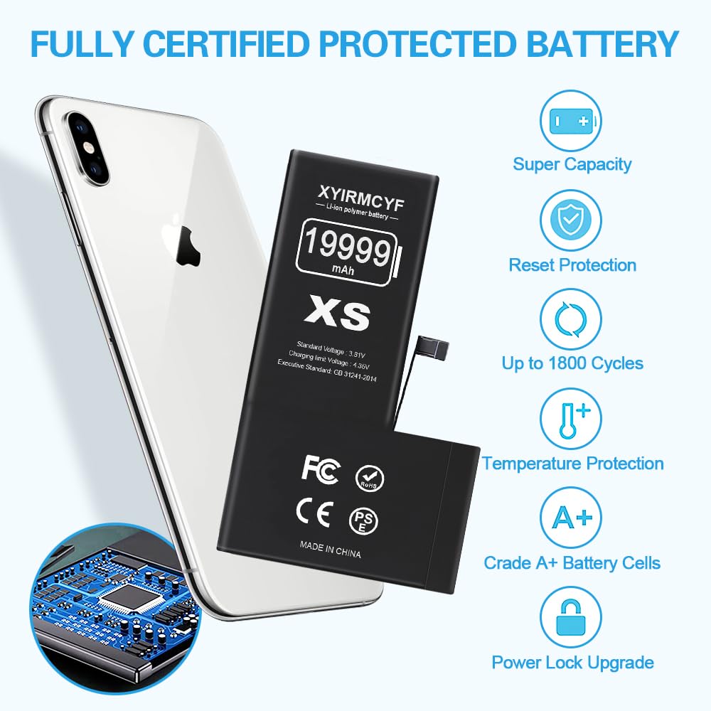 Amazon.com: XYIRMCYF 19999mAh Super Capacity Battery Compatible