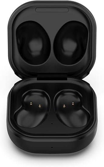 Threeeggs Charging Case for Samsung Galaxy Buds Live, Wired Charger Station for Galaxy Buds Live SM-R180 Earbuds 600Mah (Black)