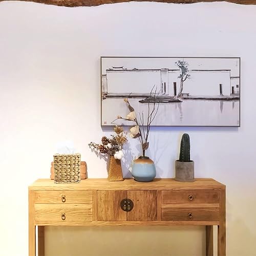 Miniatura 6 de Soporte cuadrado para caja de pañuelos, funda decorativa para caja de pañuelos, servilletero, decoración automotriz, cubierta de pañuelos para