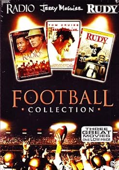 DVD Football Box Set - DVD (Rudy, Radio & Jerry Maguire) Book