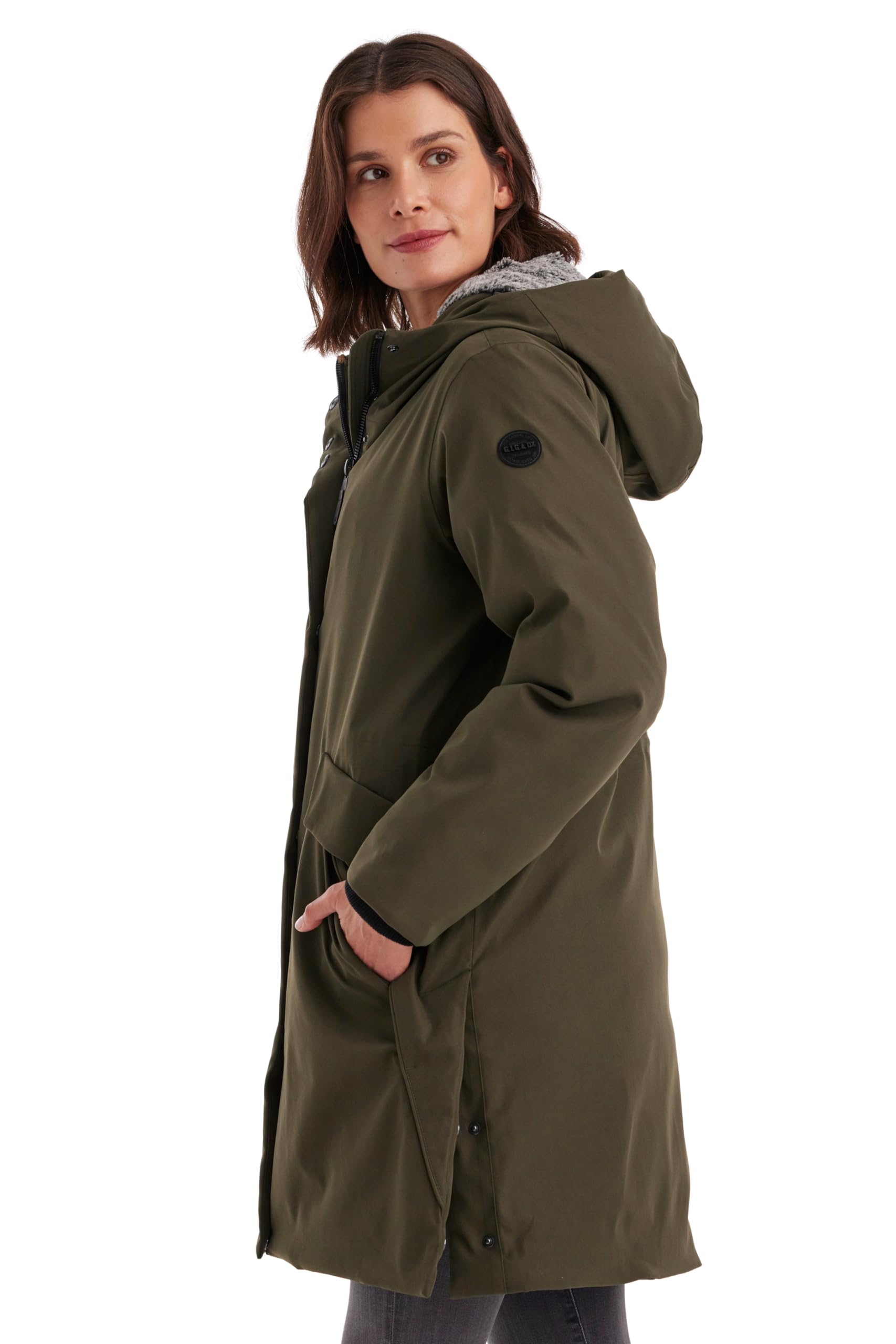 G.I.G.A. DX Gw 12 Wmn Prk Parka funcional/parka impermeable con capucha Mujer