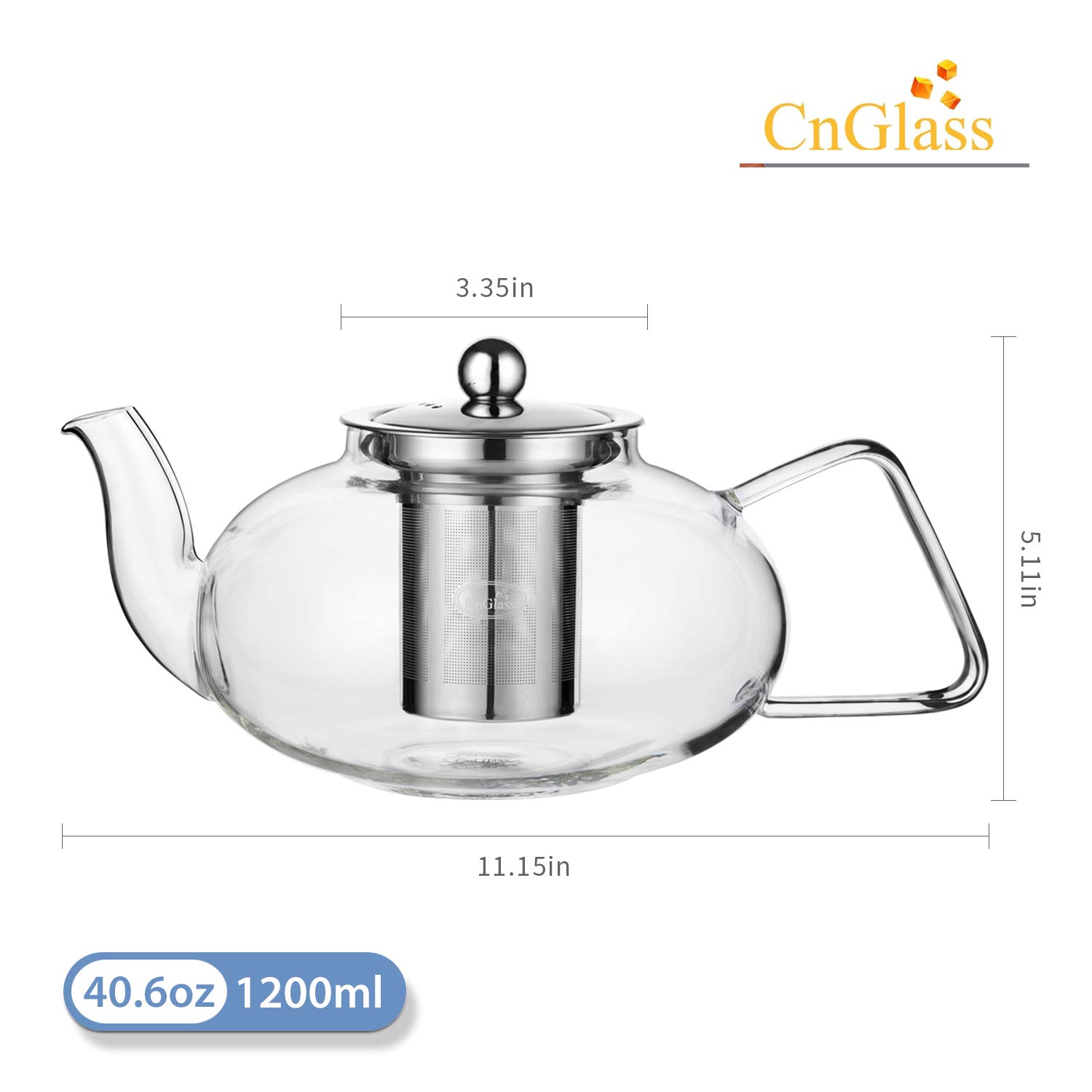 Pyrex Glass Teapot 800mL