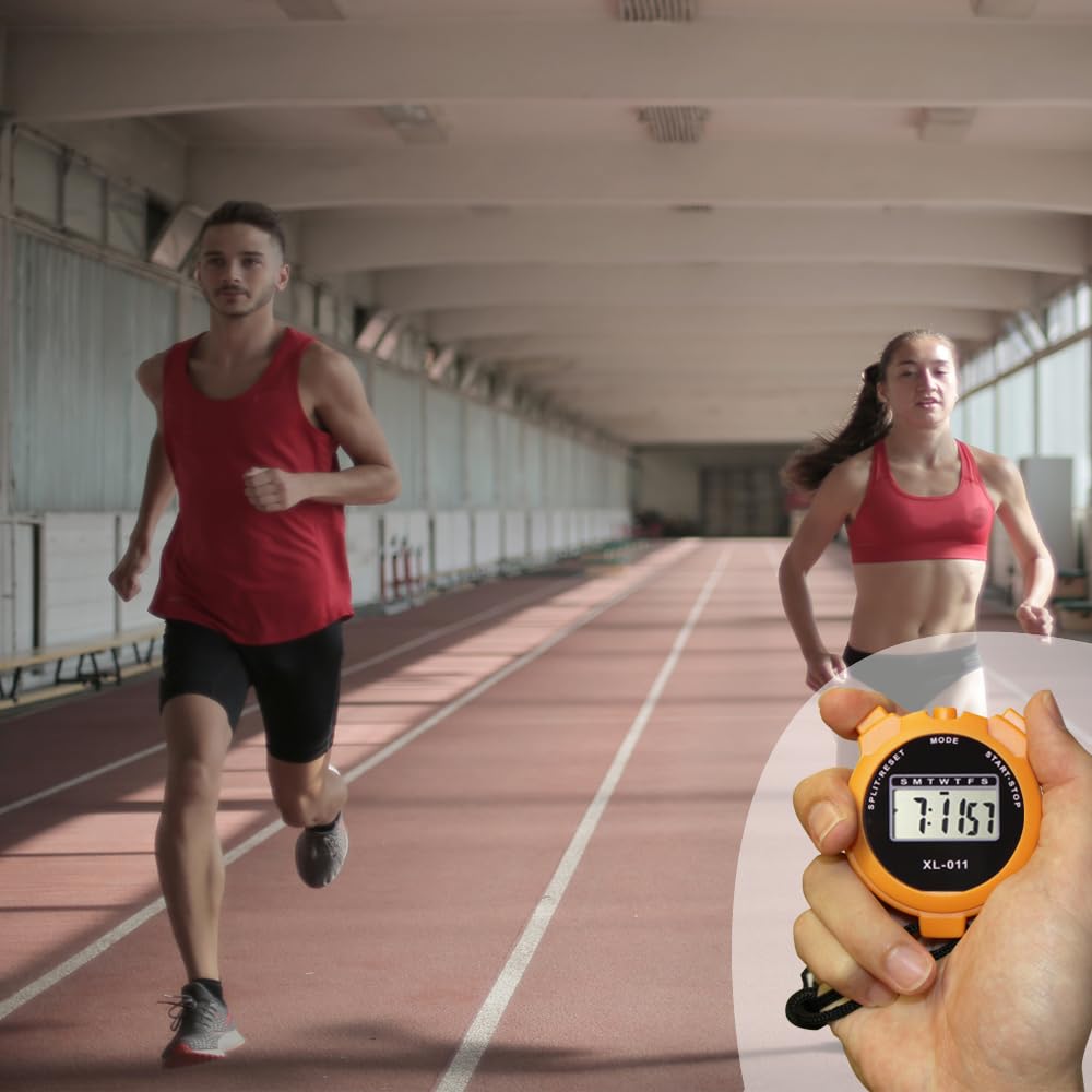 Amazon.co.jp: 多機能電子デジタルスポーツストップウォッチタイマー 6