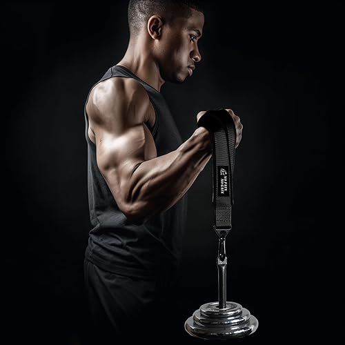 Miniatura 5 de Correa de entrenamiento de lucha de brazo, agarre de mano, brazo y antebrazo, fortalecedor para máquina de cable y peso libre