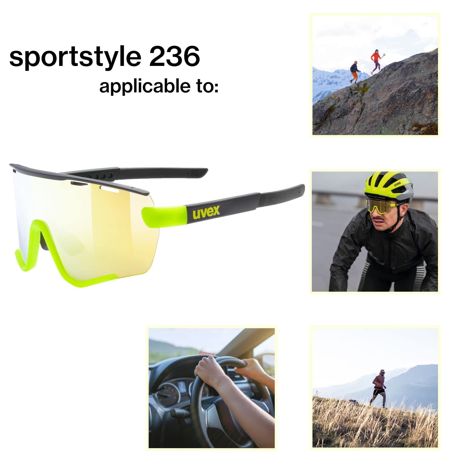 Uvex Unisex - Erwachsene Sportstyle 236 Set occhiali sportivi (1 pezzo)