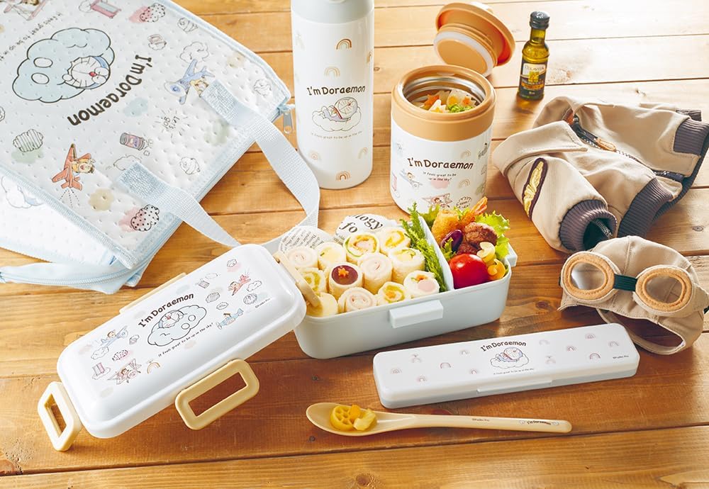 Skater FBC1-A Sanrio Lunch Bag, Nonwoven Fabric Insulated Bag, Doraemon