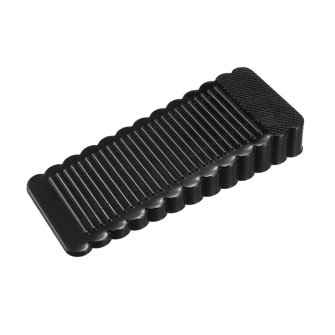 Nvsfzgiyg One Color 2Pcs Door Stopper Closer, Security Wedge Large Rubber Stops For Home Office, Black