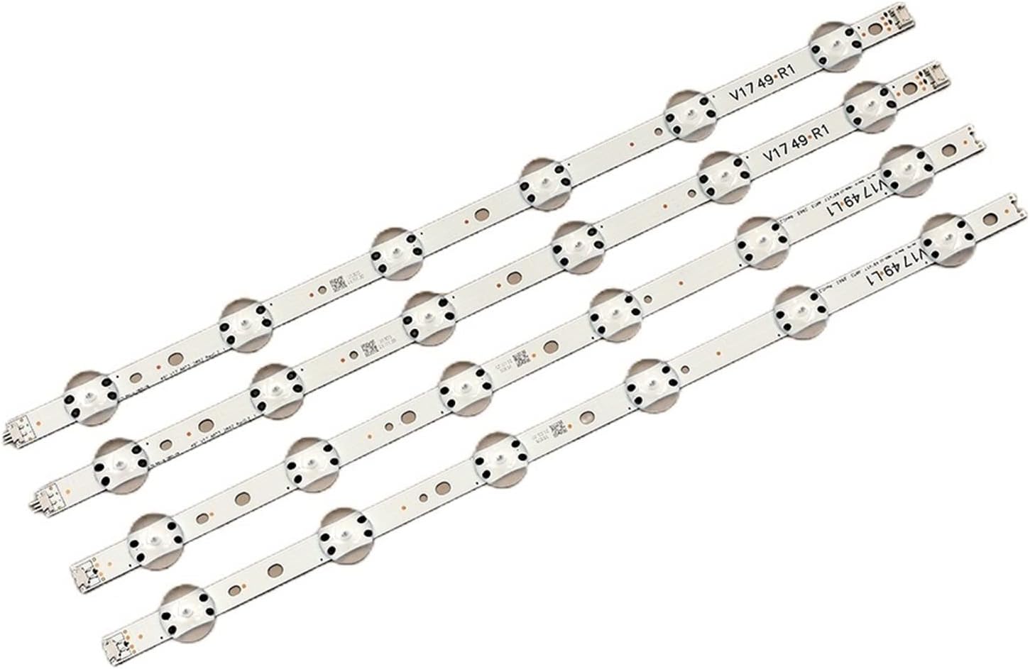 LED TV Lighting Parts Replacement 49UV340C-UB 49UJ675V-ZC LED Strip Backlight Line Ruler V1749L1 2862A Fit for LG Light (Emitting Color : 1set) (OneColor 3set)